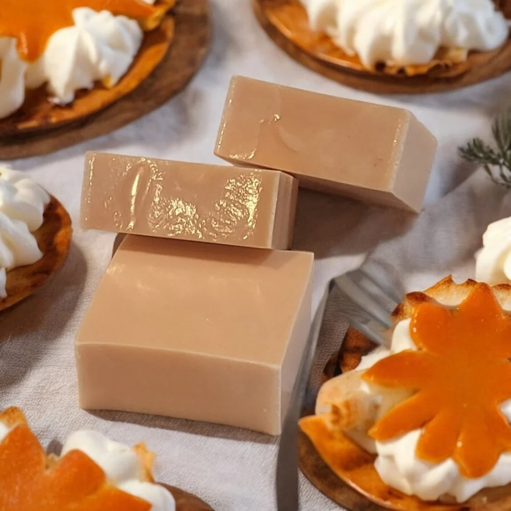Pumpkin Souffle Donkey Milk Luxury Hydrating Body Soap Bar 1 Bar